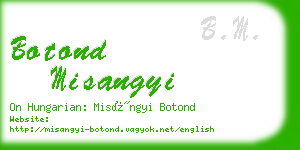 botond misangyi business card